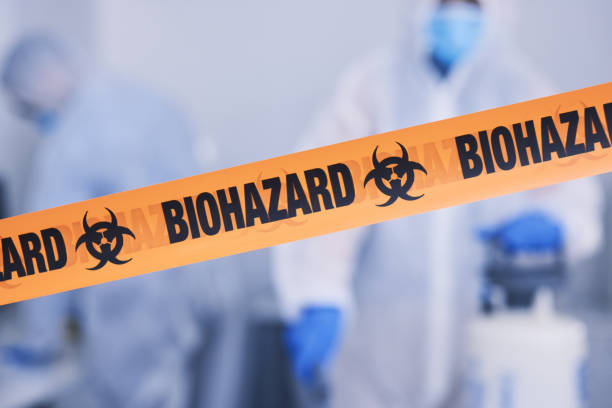 Professional Biohazard technician working in Pisgah, IA